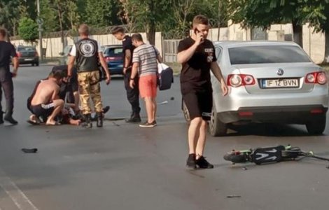 De la șicane, la omor. Tânăr aflat pe trotineta electrică, ucis în București după un conflict cu un motociclist