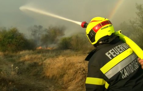 VIDEO Aeronava trimisă în Macedonia de Nord - noi misiuni de stingere a incendiilor