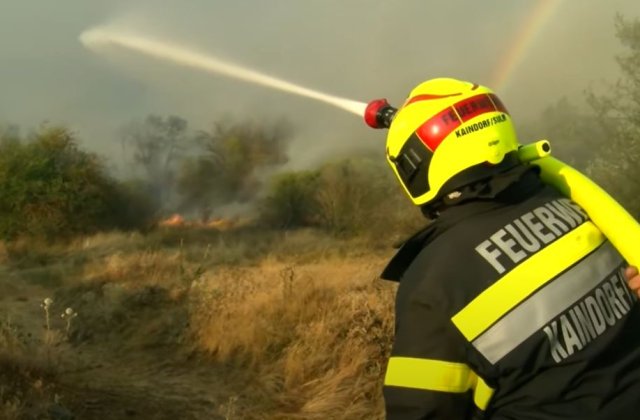 VIDEO Aeronava trimisă &icirc;n Macedonia de Nord - noi misiuni de stingere a incendiilor
