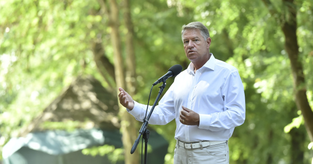 Iohannis: Mă voi implica activ în procesele care visează rezolvarea crizei climatice