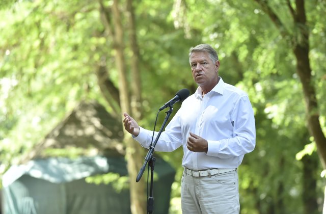 Iohannis: Mă voi implica activ în procesele care visează rezolvarea crizei climatice