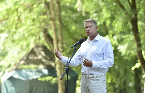 Iohannis: Mă voi implica activ în procesele care visează rezolvarea crizei climatice