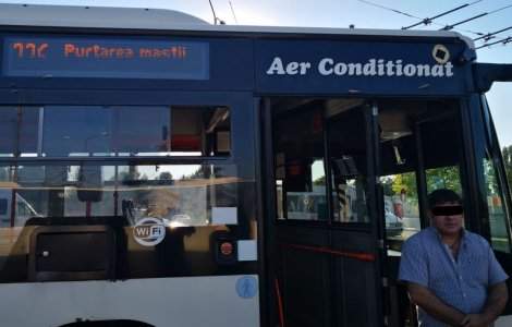 FOTO Răfuială în București din cauza aerului condiționat. Bărbat bătut, la capătul liniei 226, de un șofer STB