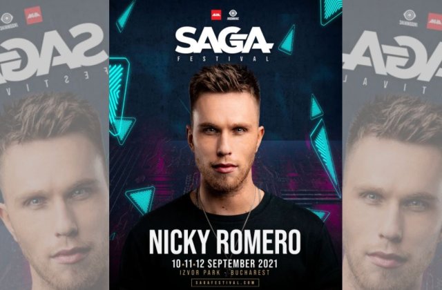 Celebrul DJ olandez Nicky Romero aduce un show exploziv, &icirc;n septembrie,  la SAGA Festival