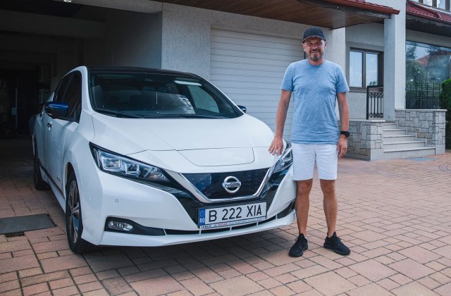 Viața cu Nissan Leaf: interviu cu Marius Iordan, un posesor care folosește mașina electrică de 4 ani
