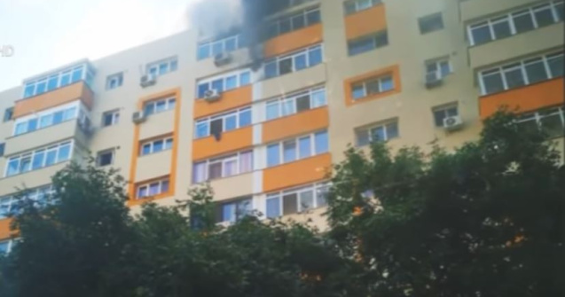 Incendiu în cartierul Rahova din București. 7 locatari au avut nevoie de prim-ajutor