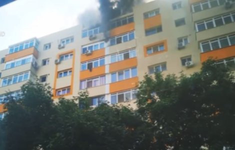 Incendiu în cartierul Rahova din București. 7 locatari au avut nevoie de prim-ajutor