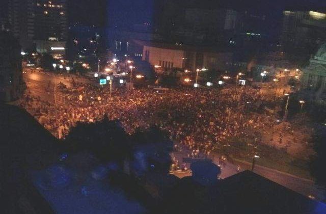 Capitala: 5.000 de manifestanti au iesit in strada pentru Rosia Montana