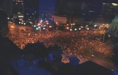 Capitala: 5.000 de manifestanti au iesit in strada pentru Rosia Montana