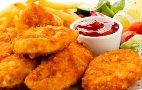  Foto  Cum arata mancarea fast-food la microscop