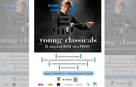 Concert extraordinar Young Classicals la Universitatea Națională de Muzică București pe data de 21 august 2021!