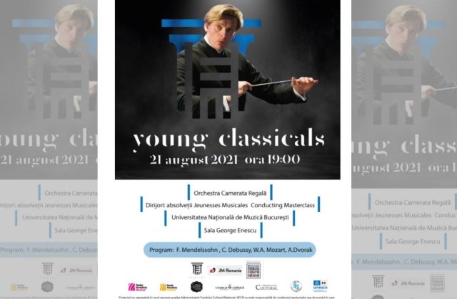 Concert extraordinar Young Classicals la Universitatea Națională de Muzică București pe data de 21 august 2021!