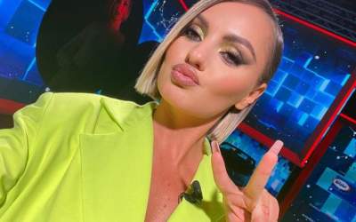 Alexandra Stan a luat foc,...