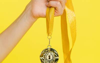 O sportivă premiată la...