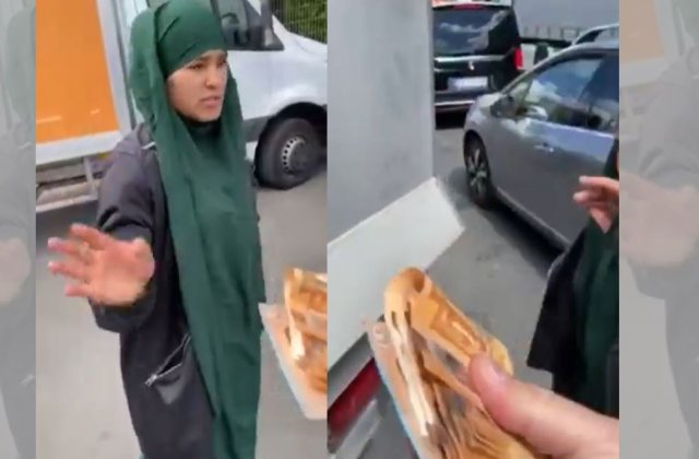 VIDEO Româncele de etnie romă au schimbat tactica de cerșit în străinătate. Femeile se deghizează în musulmance