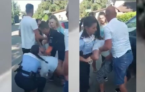 Bărbatul care a lovit o polițistă în Botoșani a fost plasat în arest la domiciliu