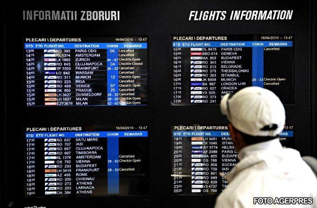 Spatiul aerian al Romaniei se inchide