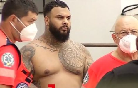 Interlopul Bebino, atac de panică în pijamale după răzbunare