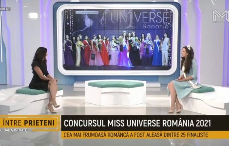 Miss Universe România 2021 prezentă pentru prima dată într-un studiou de televiziune, la Metropola TV