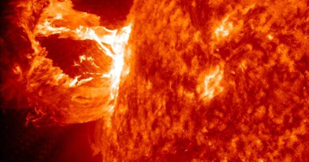 Aproximativ 28 de eruptii solare, inregistrate in ultima saptamana