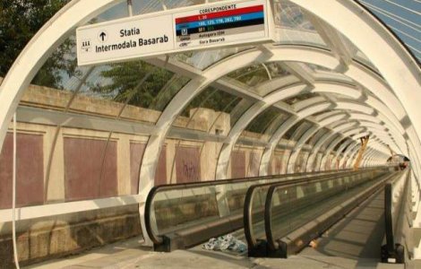 Trotuarul rulant Gara de Nord - Pasaj Basarab, inaugurat duminica