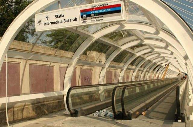 Trotuarul rulant Gara de Nord - Pasaj Basarab, inaugurat duminica