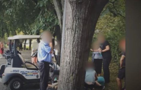 Două femei spulberate de un polițist mai preocupat să-și țină cafeaua. „Are toate degetele rupte, osul tălpii zdrobit”