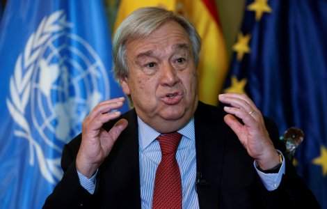 Secretarul general al ONU avertizează împotriva „unei catastrofe umanitare”