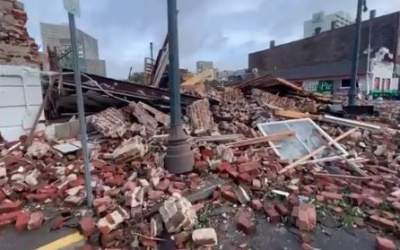 VIDEO Clădirea din New...