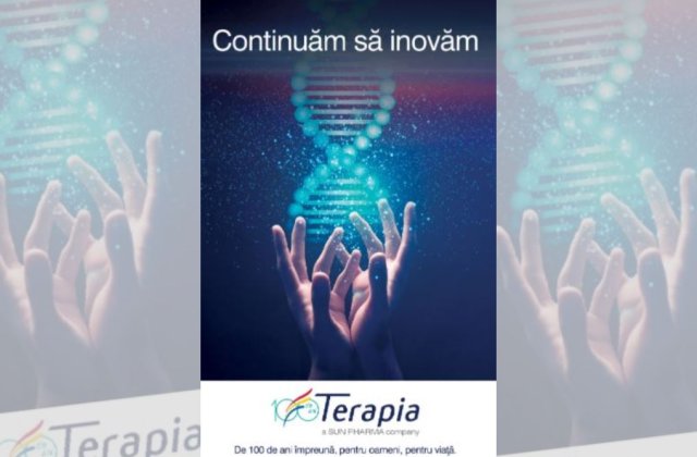 Terapia sărbătorește 100 de ani de știință, cercetare și inovație în slujba oamenilor și a vieții