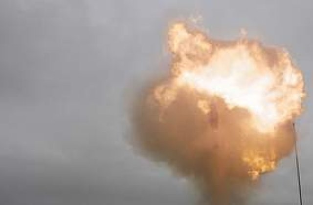 Incendiu puternic in apropiere de Bragadiru