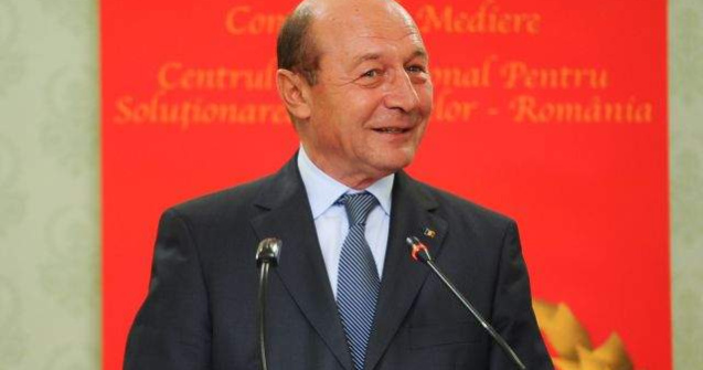 Basescu: Trebuie sa recunosc ca mie nu mi-a reusit grozav medierea