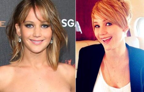 Jennifer Lawrence s-a tuns scurt dupa ce si-a distrus parul