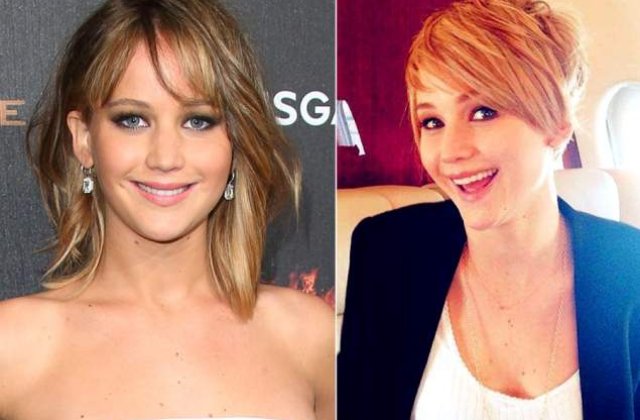 Jennifer Lawrence s-a tuns scurt dupa ce si-a distrus parul