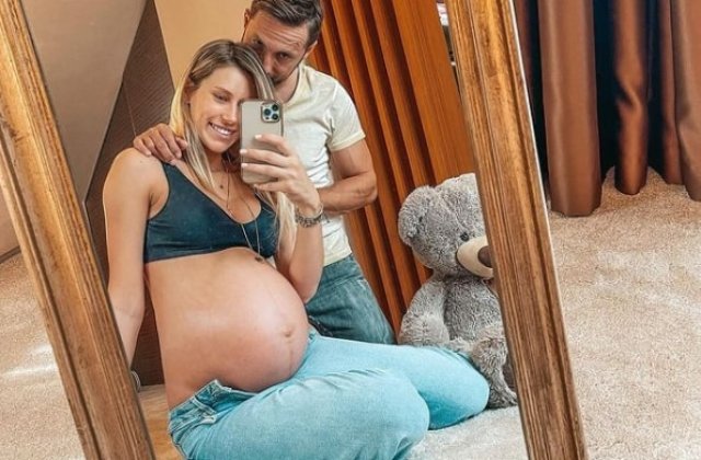 Dani Oțil a devenit tătic! Soția sa, Gabriela a născut astăzi. Prima imagine cu băiețelul