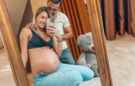 Dani Oțil a devenit tătic! Soția sa a născut astăzi. Prima imagine cu băiețelul