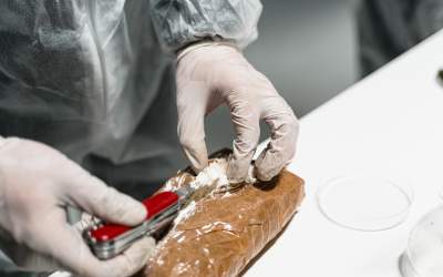 Peste două tone de cocaină au...