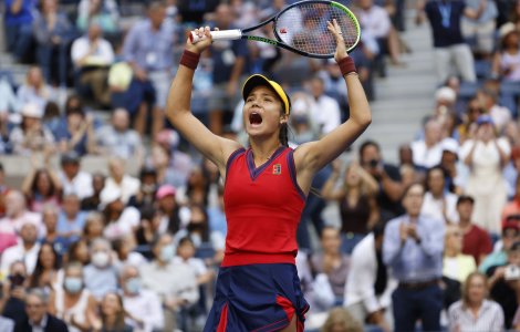 Emma Răducanu a devenit noua campioană de la US Open