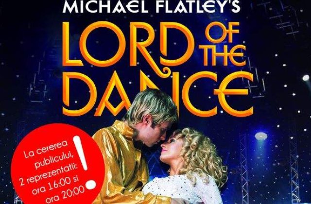 Lord Of The Dance revine cu doua spectacole