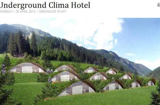 Hotel ingropat in pamant