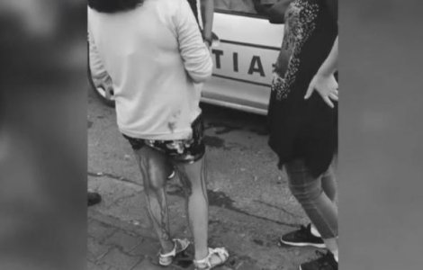 VIDEO Polițiștii care au ignorat o adolescentă ce sângera abundent pe stradă, găsiți nevinovați