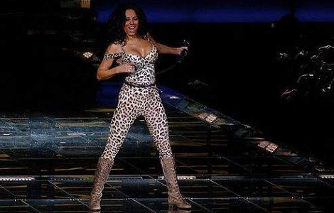 Nelson Mandela a petit-o pe Mel B