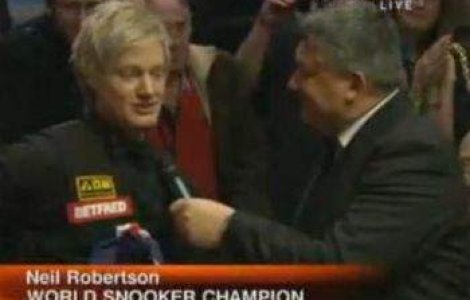 VIDEO: Neil Robertson, noul campion mondial la snooker