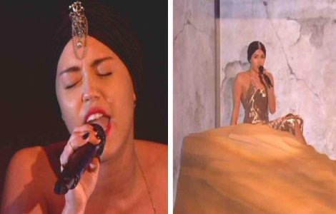 Miley Cyrus are parte de o prestatie oribila la X Factor
