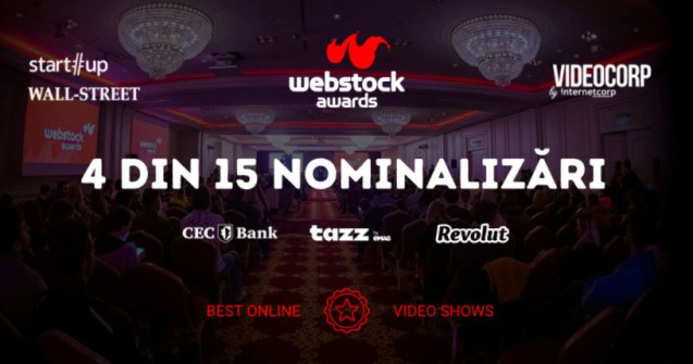 Patru producții marca VideoCorp by InternetCorp, nominalizate la Webstock Awards 2021