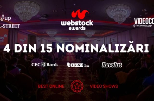 Patru producții marca VideoCorp by InternetCorp, nominalizate la Webstock Awards 2021