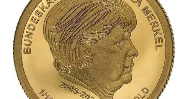 Germania creează monede de aur cu chipul Angelei Merkel