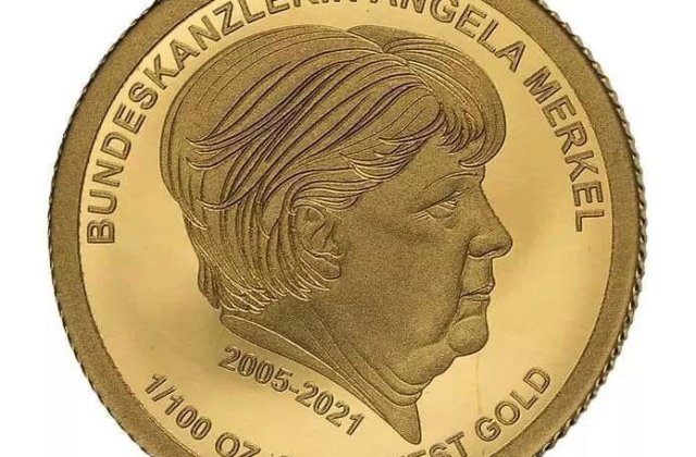 Germania creează monede de aur cu chipul Angelei Merkel