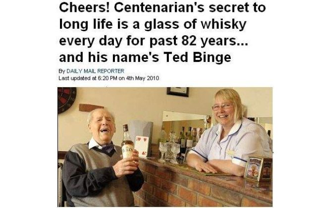 Vrei sa apuci 100 de ani? Bea whisky!