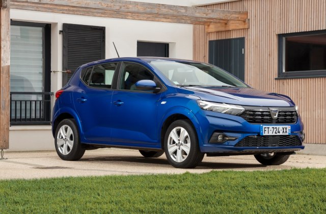 Dacia Sandero, cea mai vândută mașină din Europa pentru a doua lună consecutiv